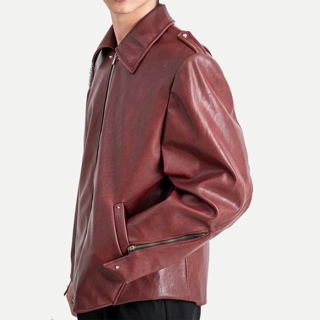 DEEP RED SCIMITAR SLEEVE JACKET