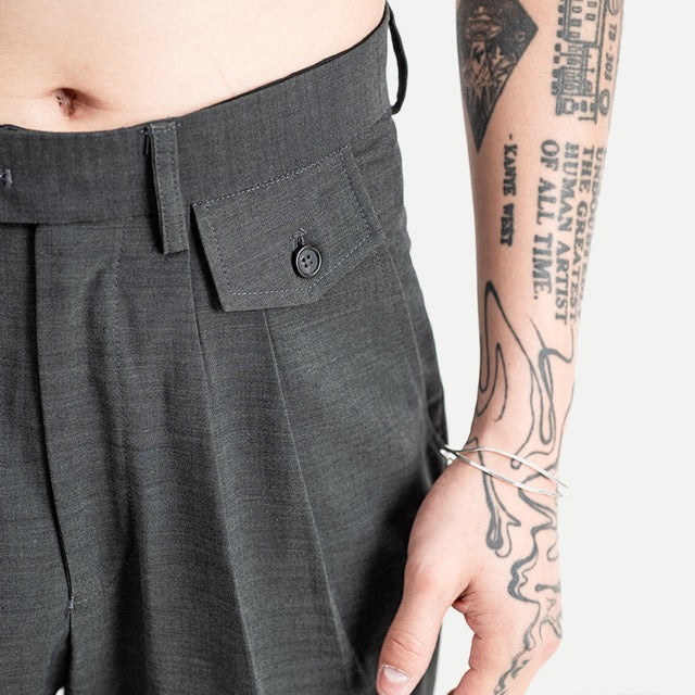 25 NEW YOUTH FLARED TROUSERS - GREY