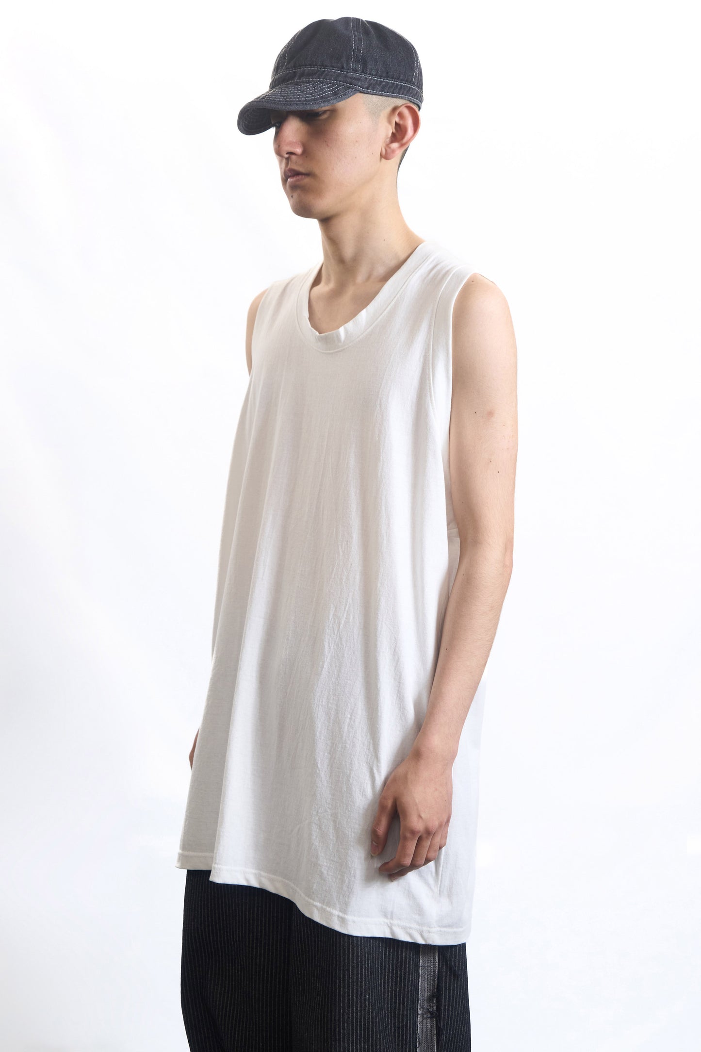 MINGILI SLIGHT DROP TANK  WHITE