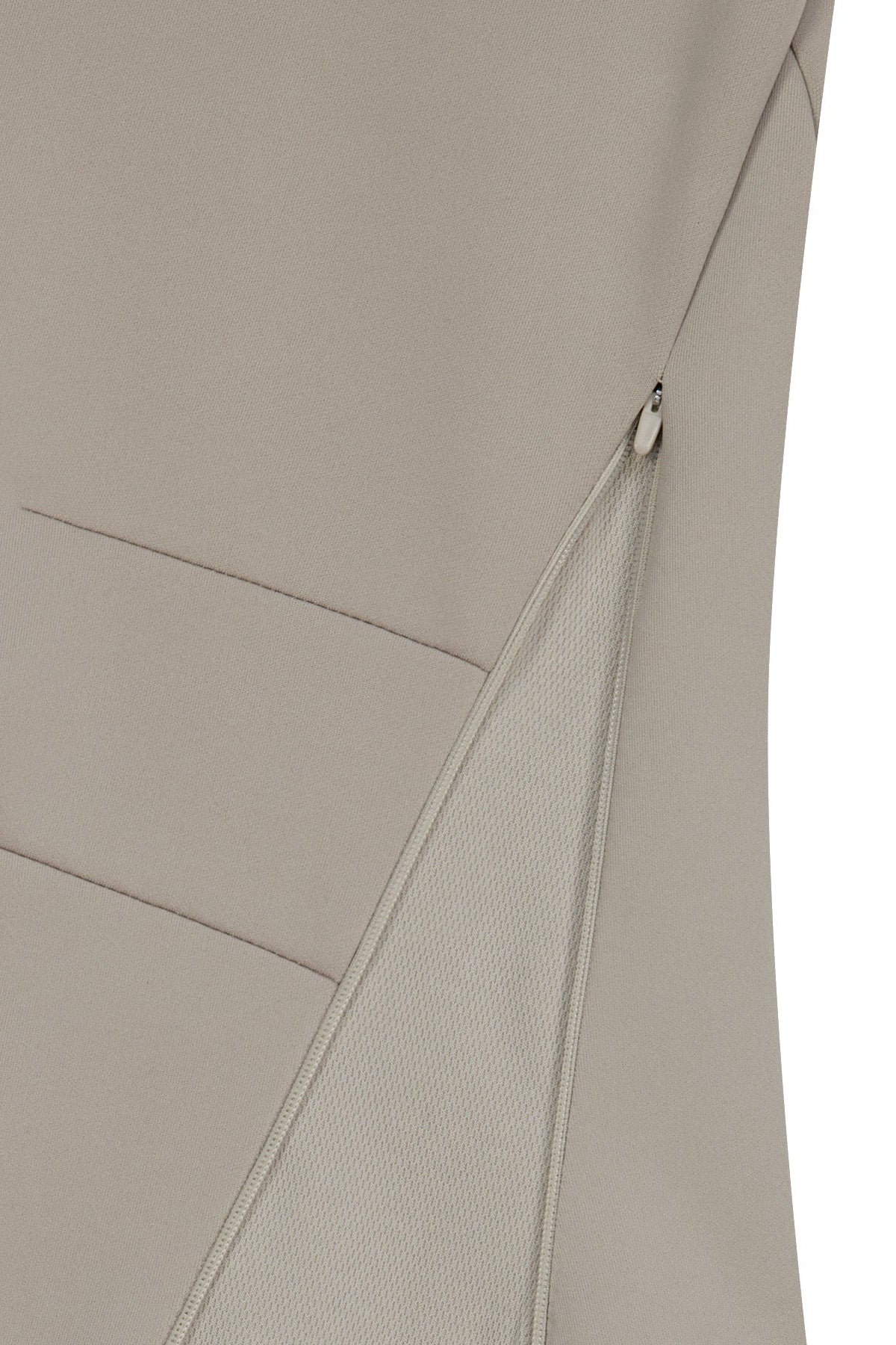 ASYMMETRIC MERMAID JERSEY SKIRT - BEIGE