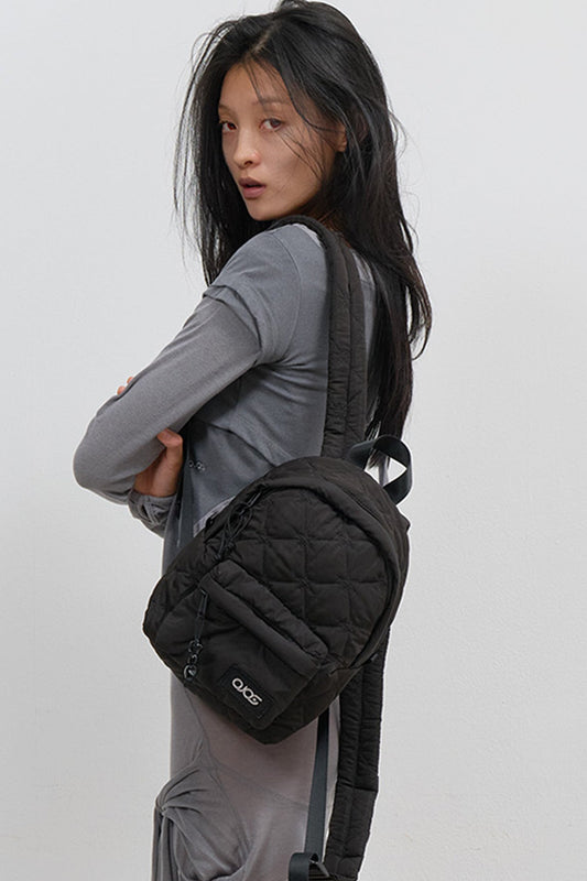 STARQUILT PADDED BACKPACK S - BLACK