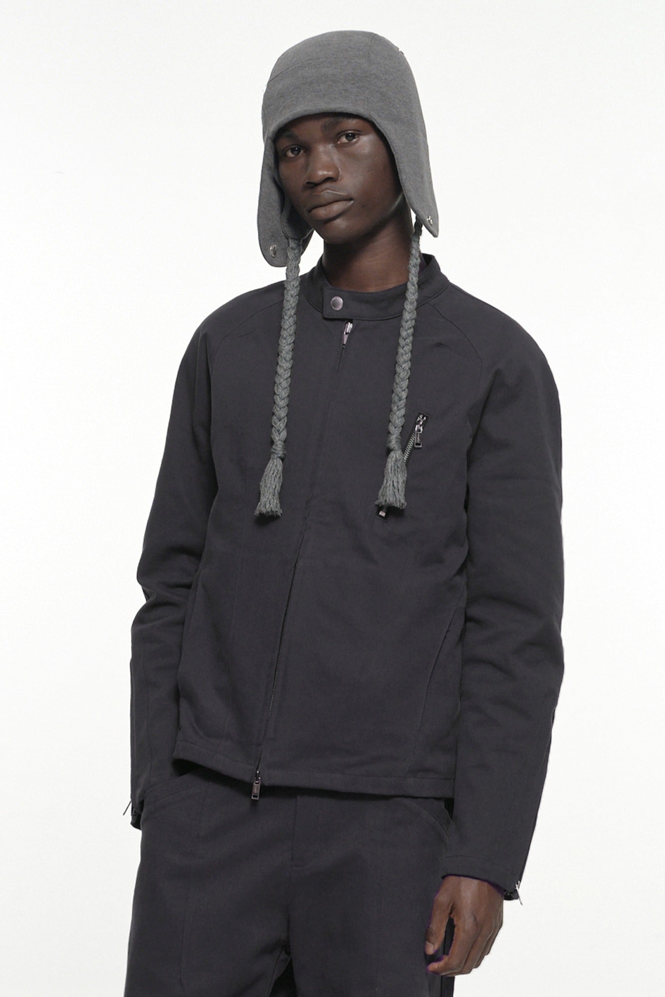SEAM LINE RIDER JACKET  CHARCOAL