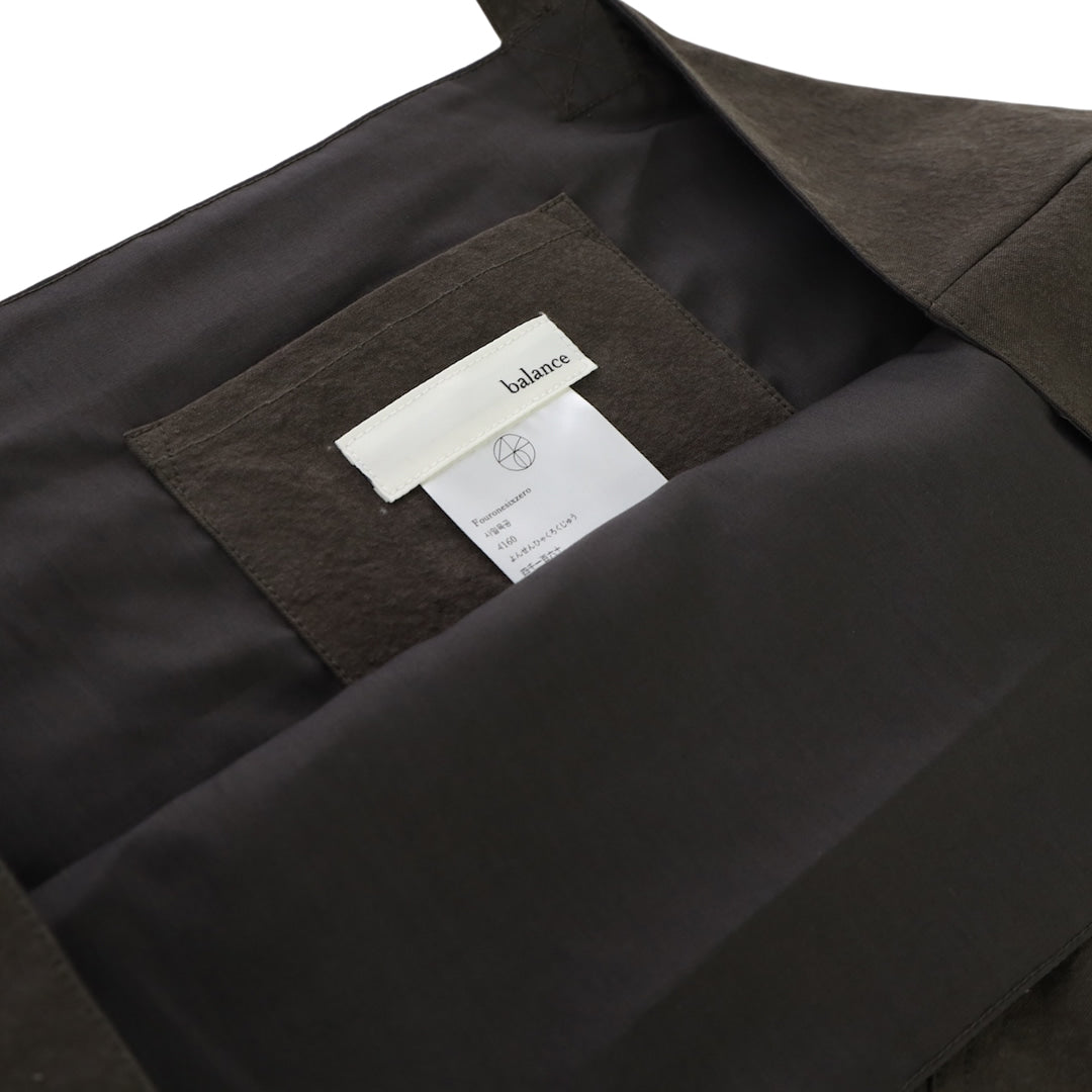 POCKET PLEATS BAG _ VER BALANCE(DARK GRAY)