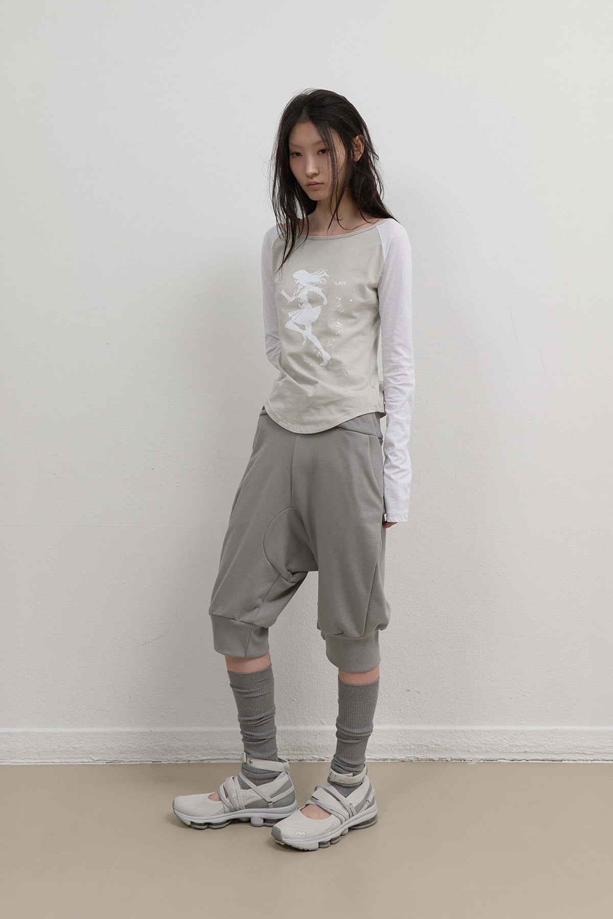 STAR REGLAN LONG SLEEVE - OFF WHITE