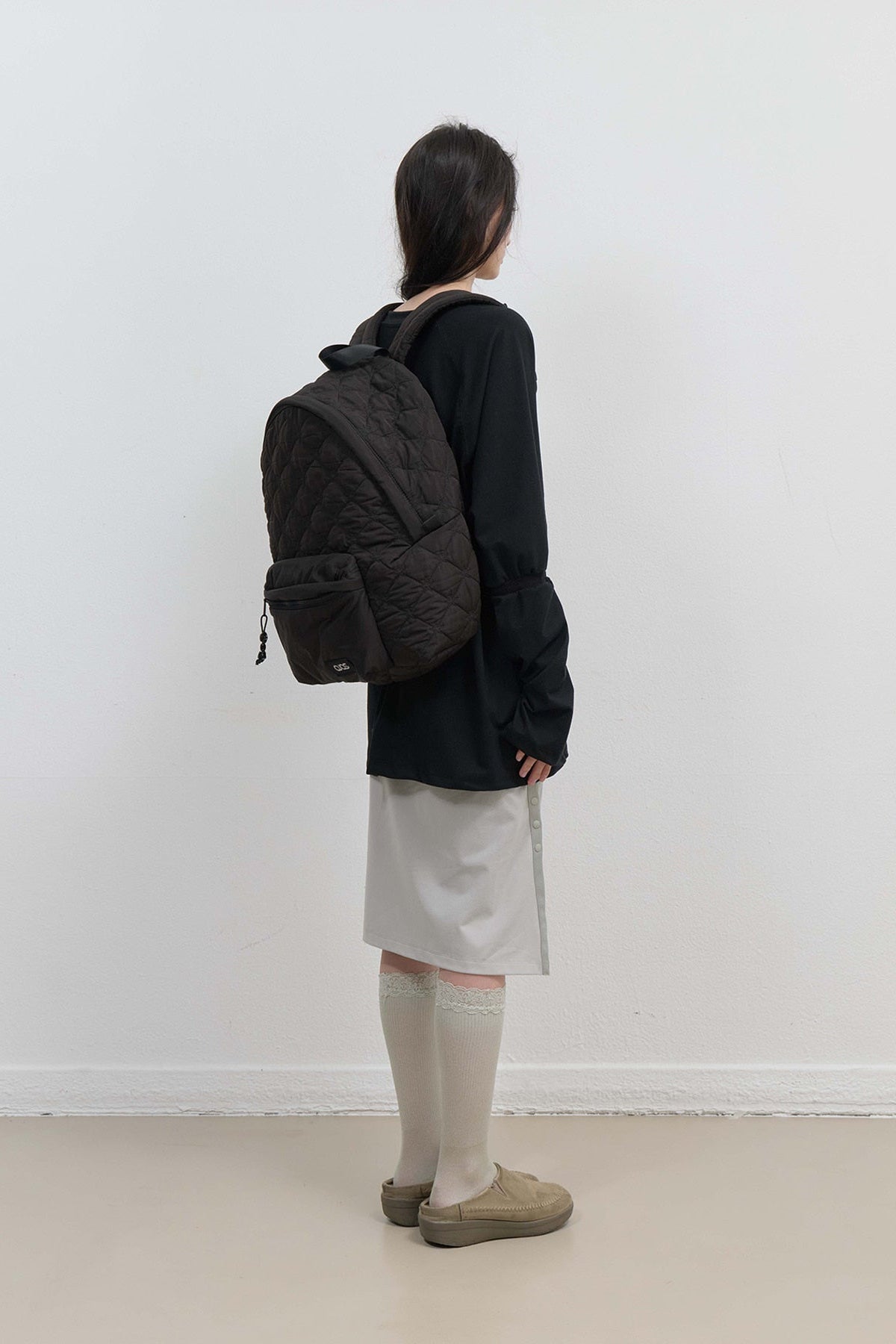STARQUILT PADDED BACKPACK XL - BLACK