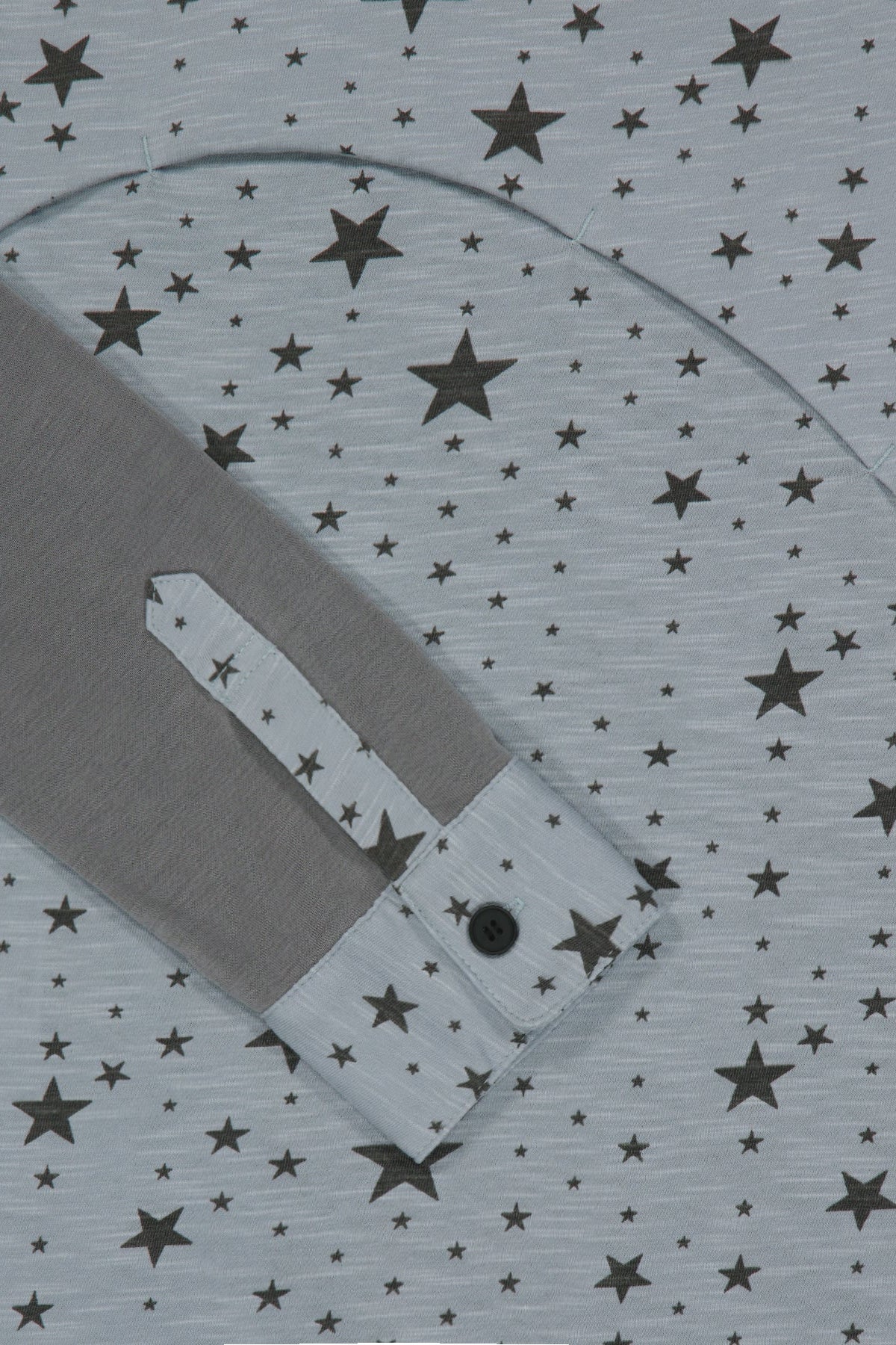 STARCUT JERSEY COLLAR TEE - MINT GREY