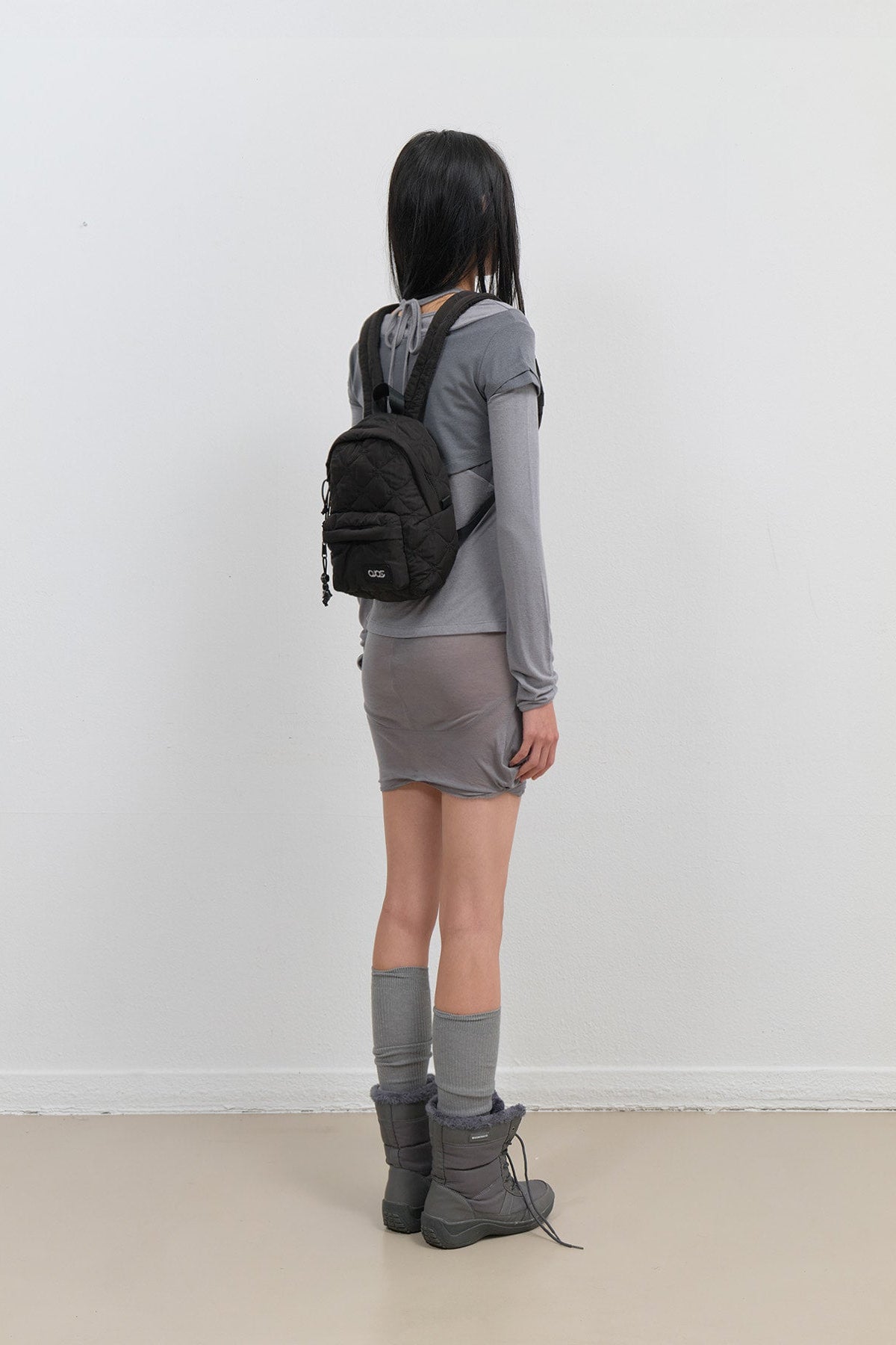 STARQUILT PADDED BACKPACK S - BLACK
