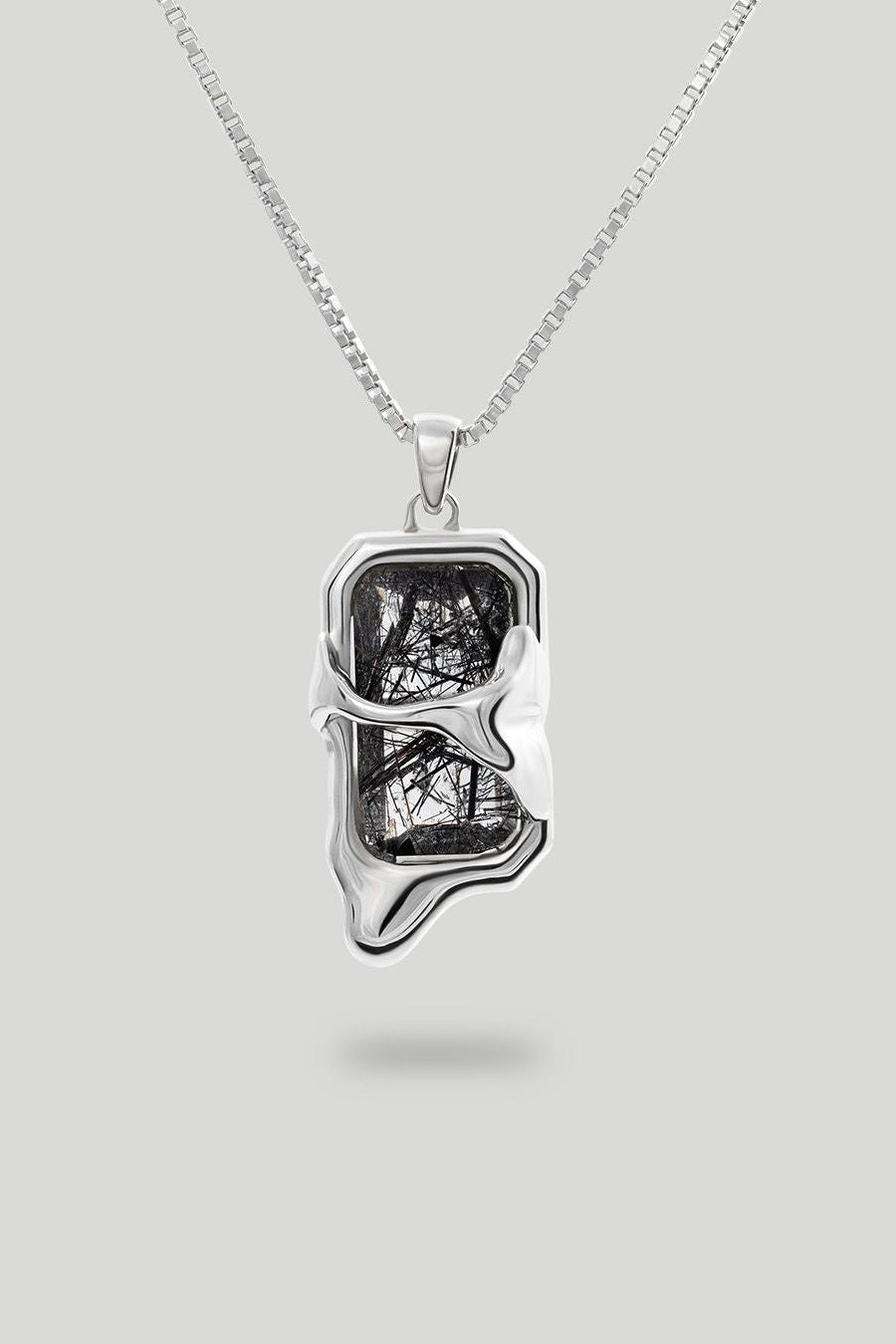 SWEAT NECKLACE GREY