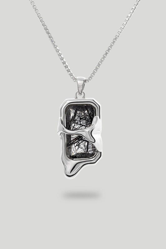 SWEAT NECKLACE GREY
