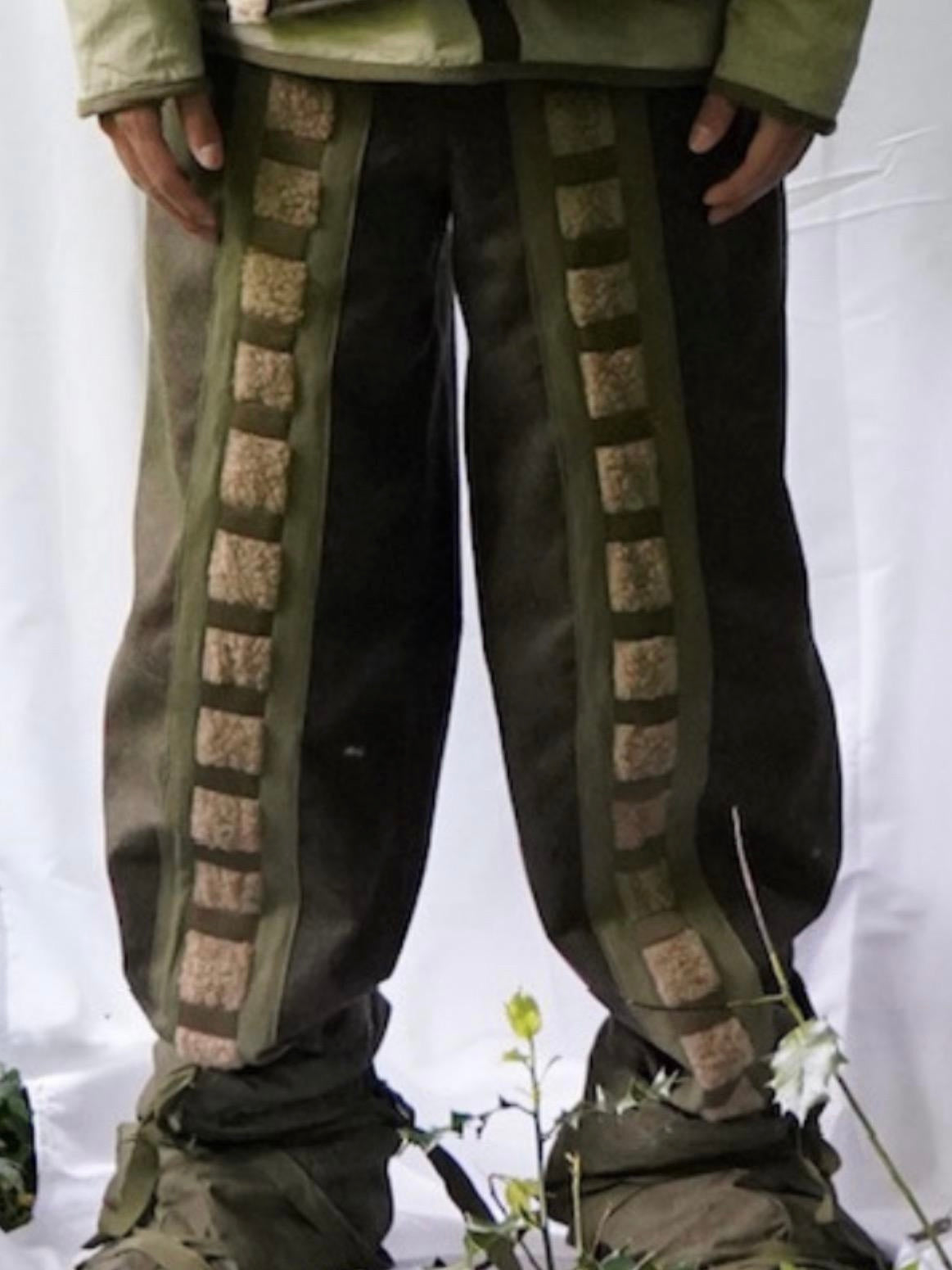 HANWI FLEECE DETAILED TROUSERS