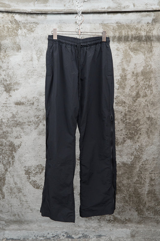 STRAIGHT-LEG TRACK PANTS WITH SIDE ZIPPERS