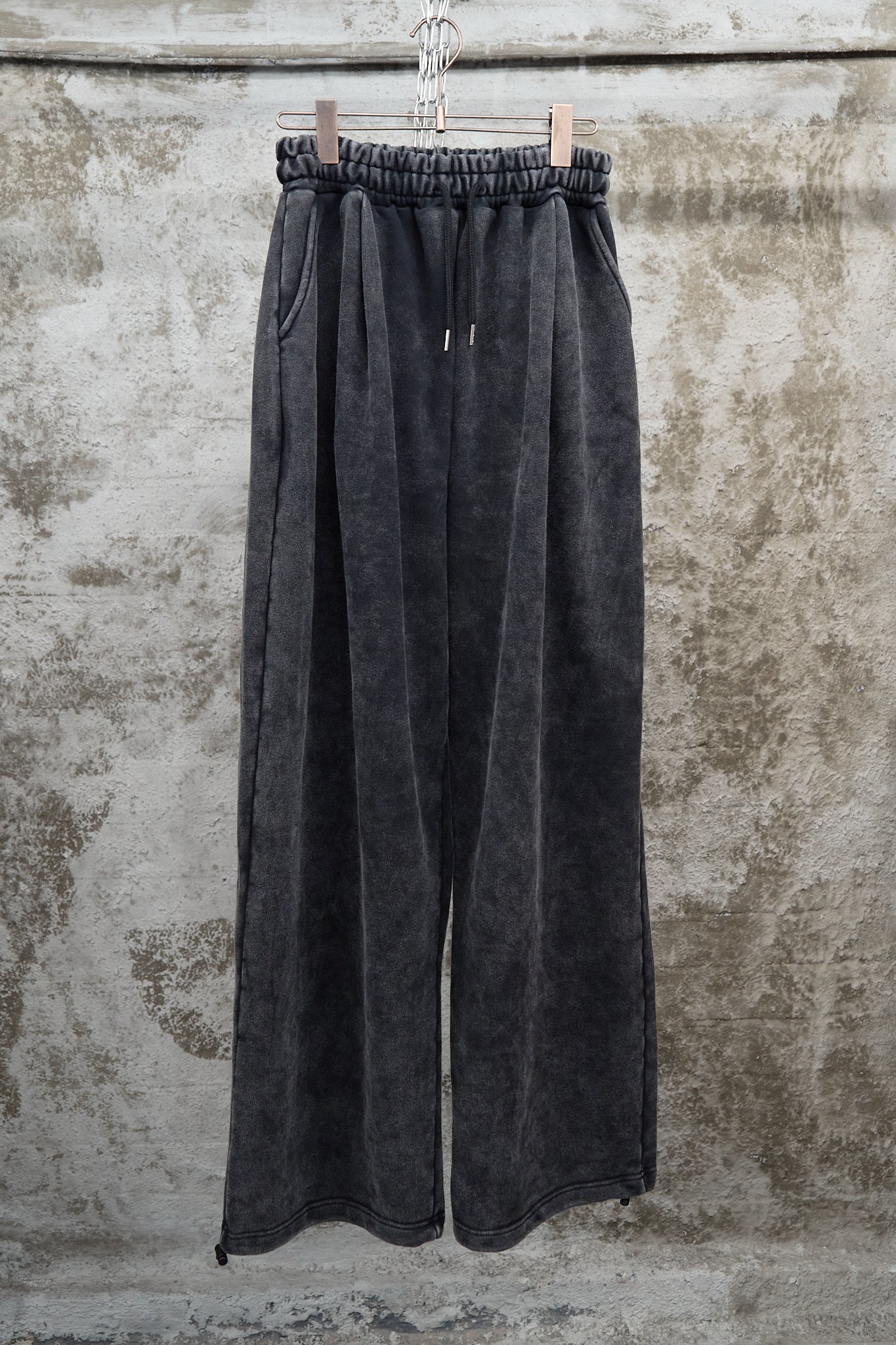 DARK GREY HEAVYWEIGHT COTTON SWEATPANTS