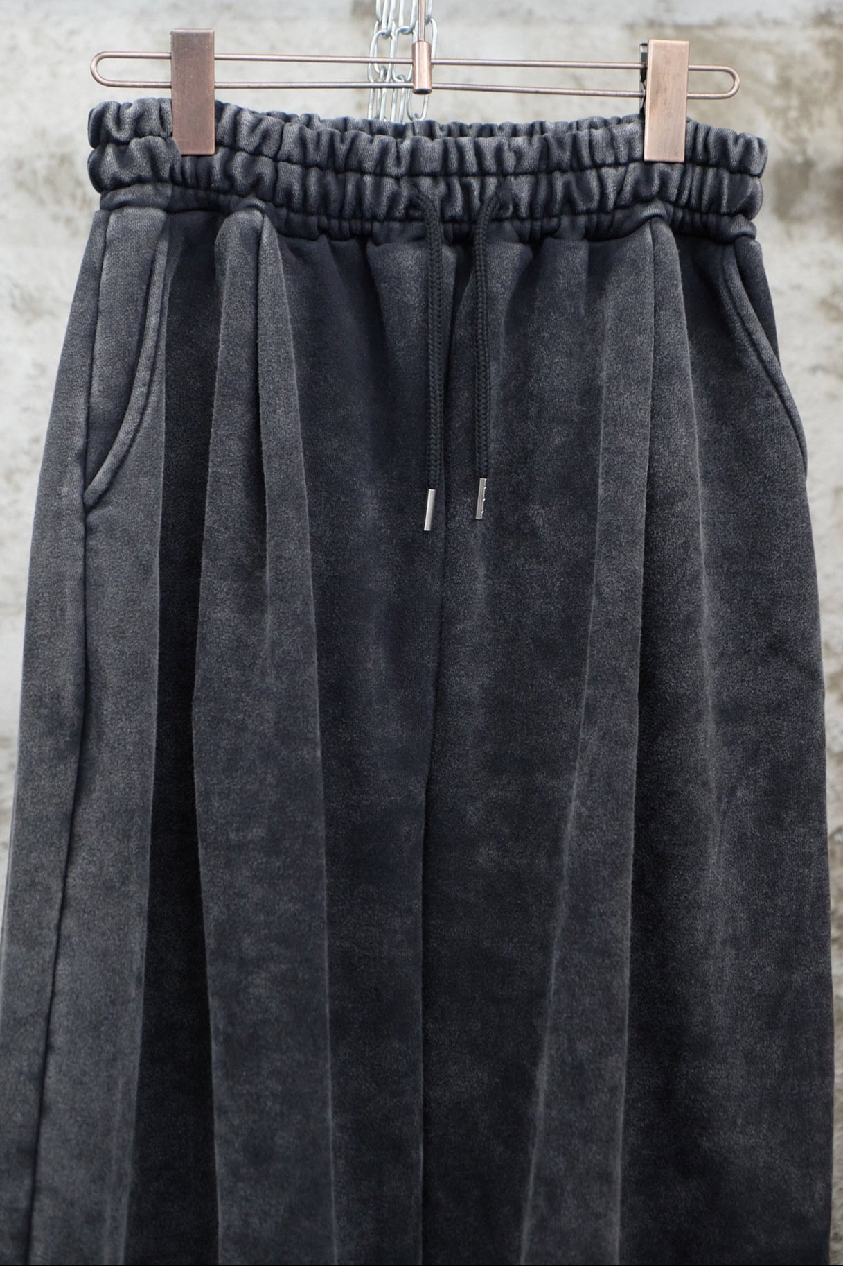 DARK GREY HEAVYWEIGHT COTTON SWEATPANTS