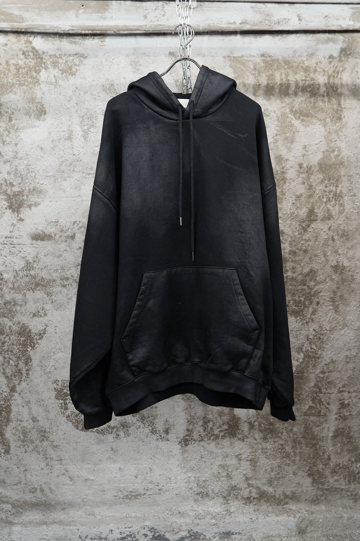 PAINTED DISTRESSED HEAVY HOODIE