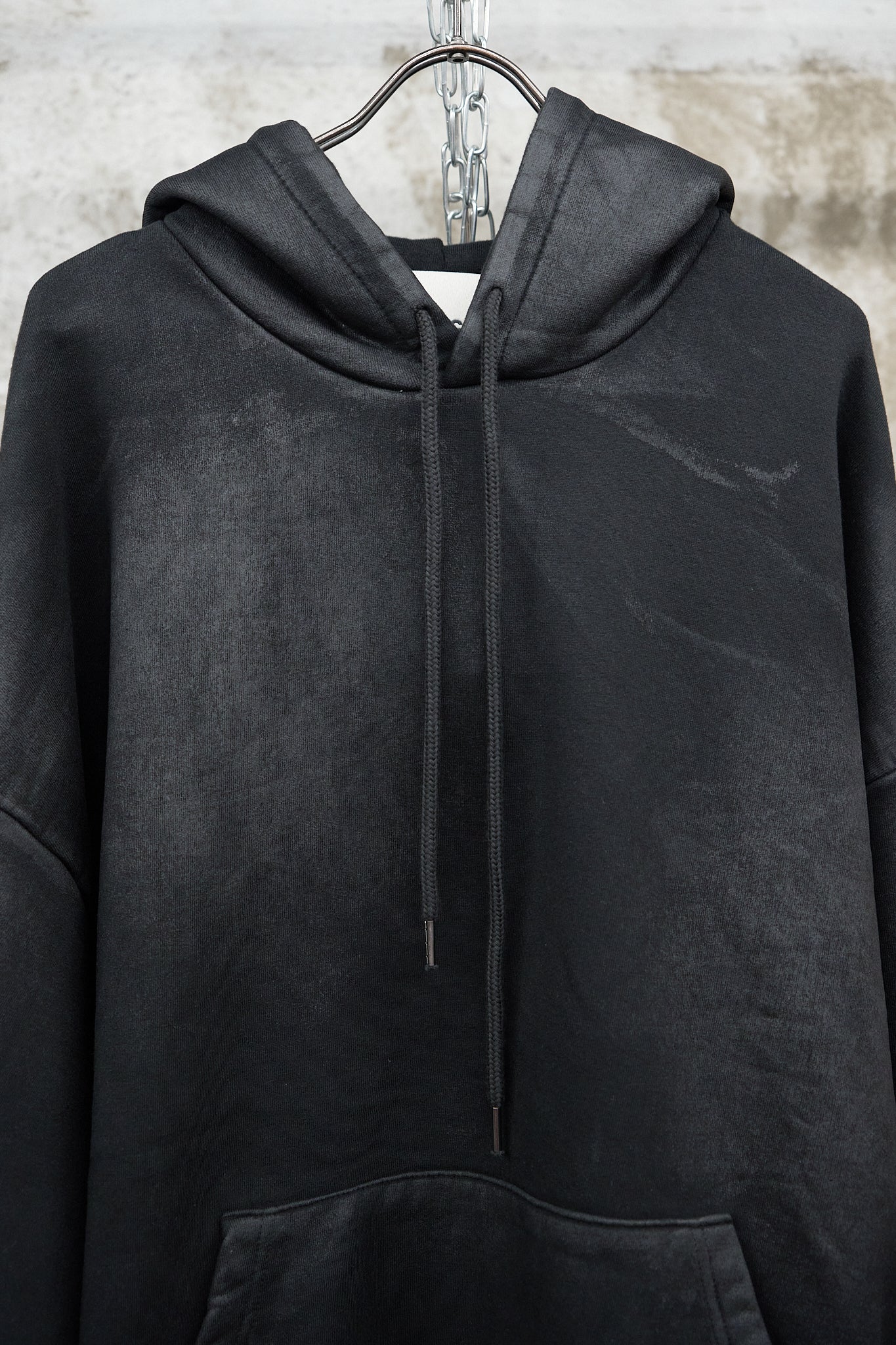 PAINTED DISTRESSED HEAVY HOODIE