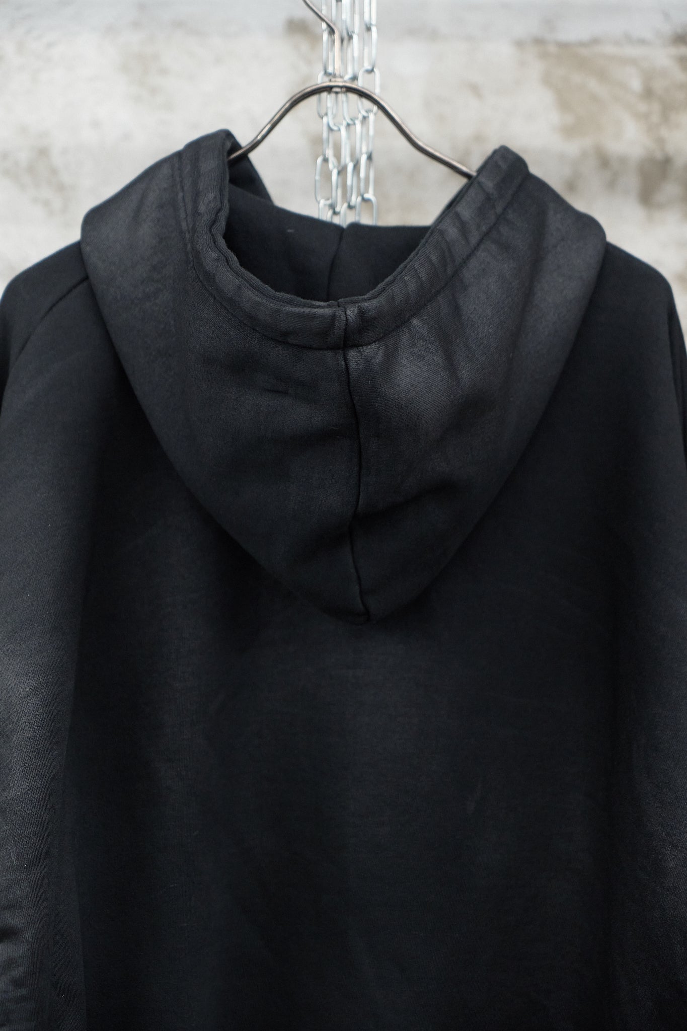 PAINTED DISTRESSED HEAVY HOODIE