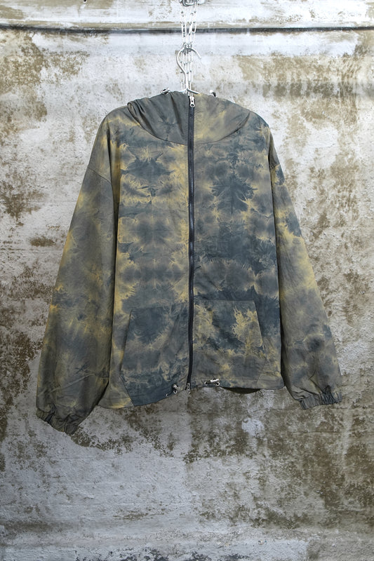 MOSS HAND-DYED HOODED JACKET