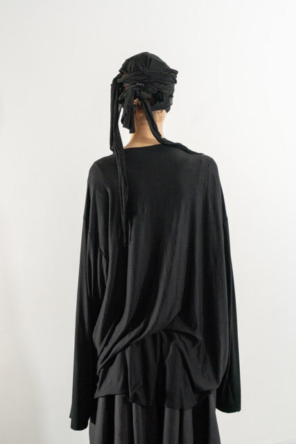 LONG SLEEVE TOP BLACK