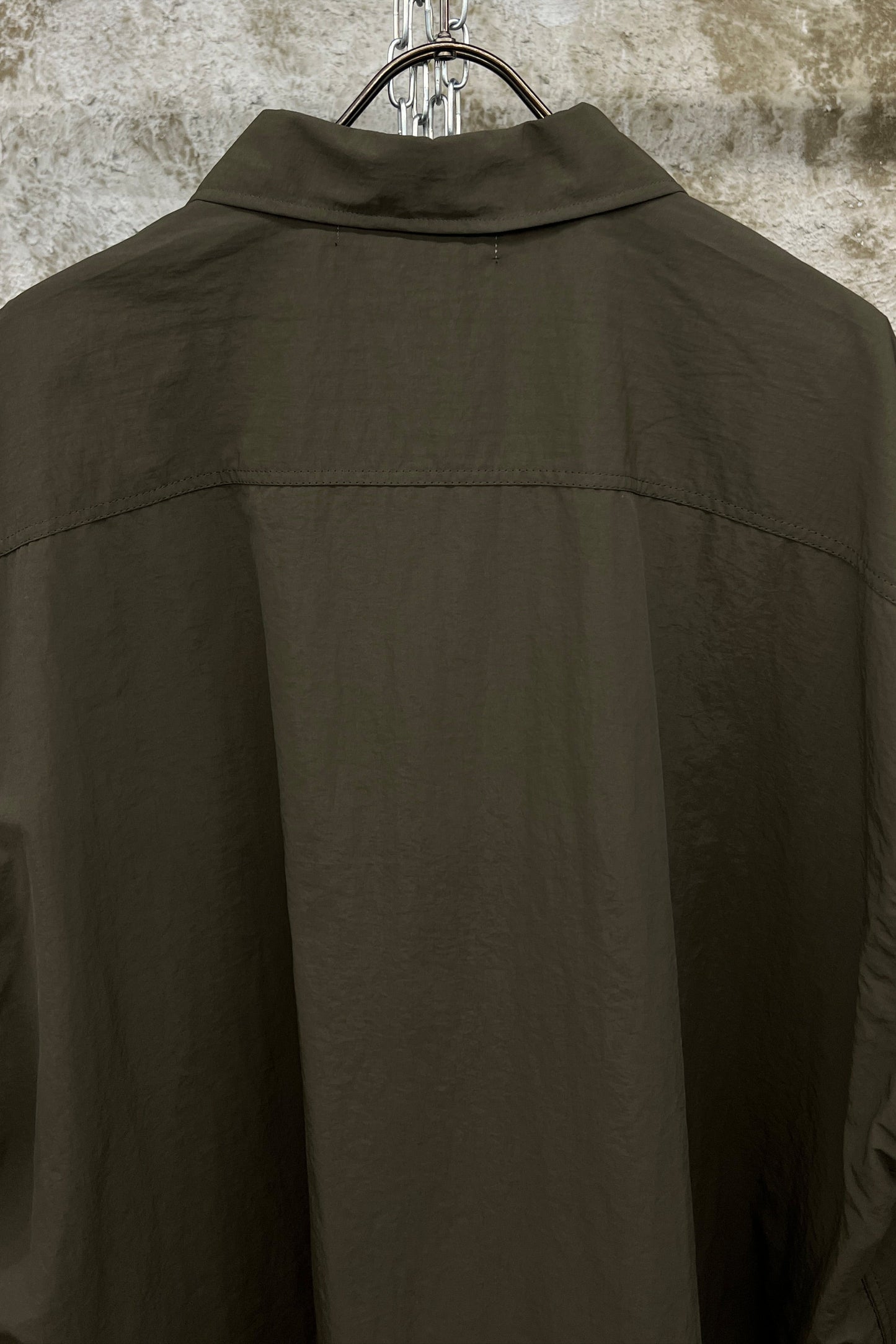 OVERSIZED UTILITY SHORT-SLEEVE SHIRT - GREEN