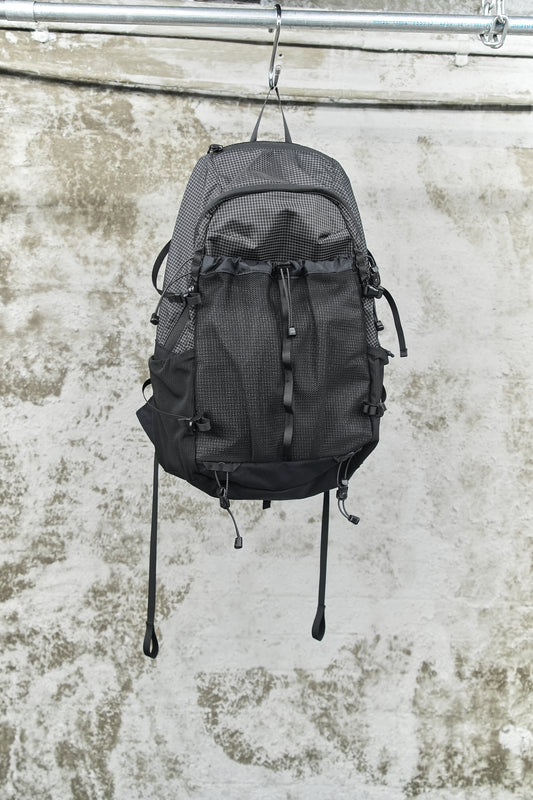 BLACK RIPSTOP UTILITY BACKPACK