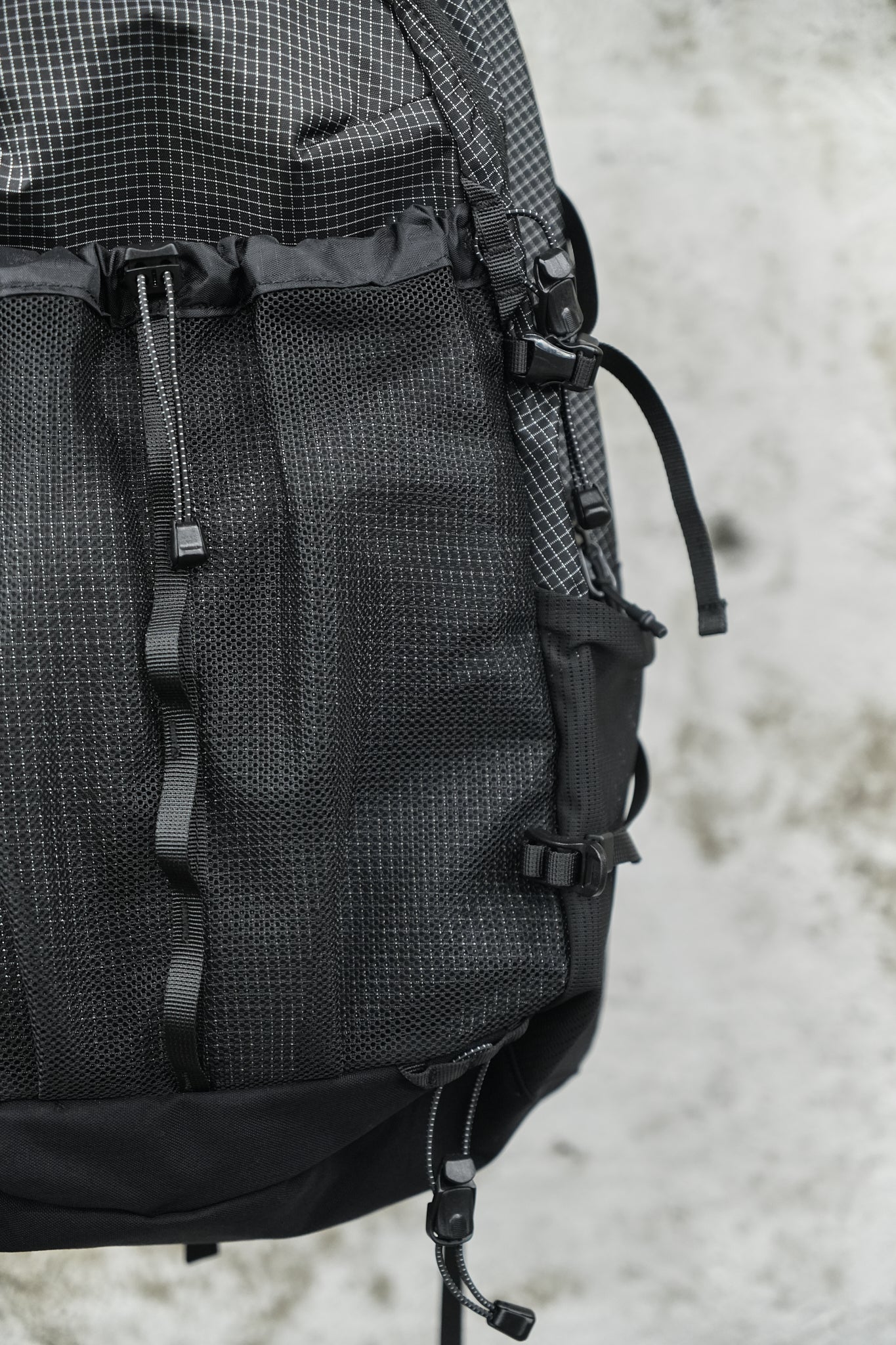 BLACK RIPSTOP UTILITY BACKPACK