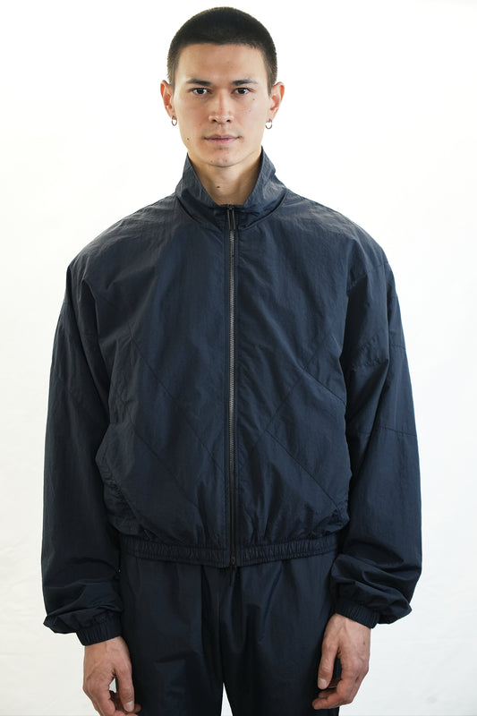 MULTI-LAYER NYLON SHELL JACKET DARK BLUB