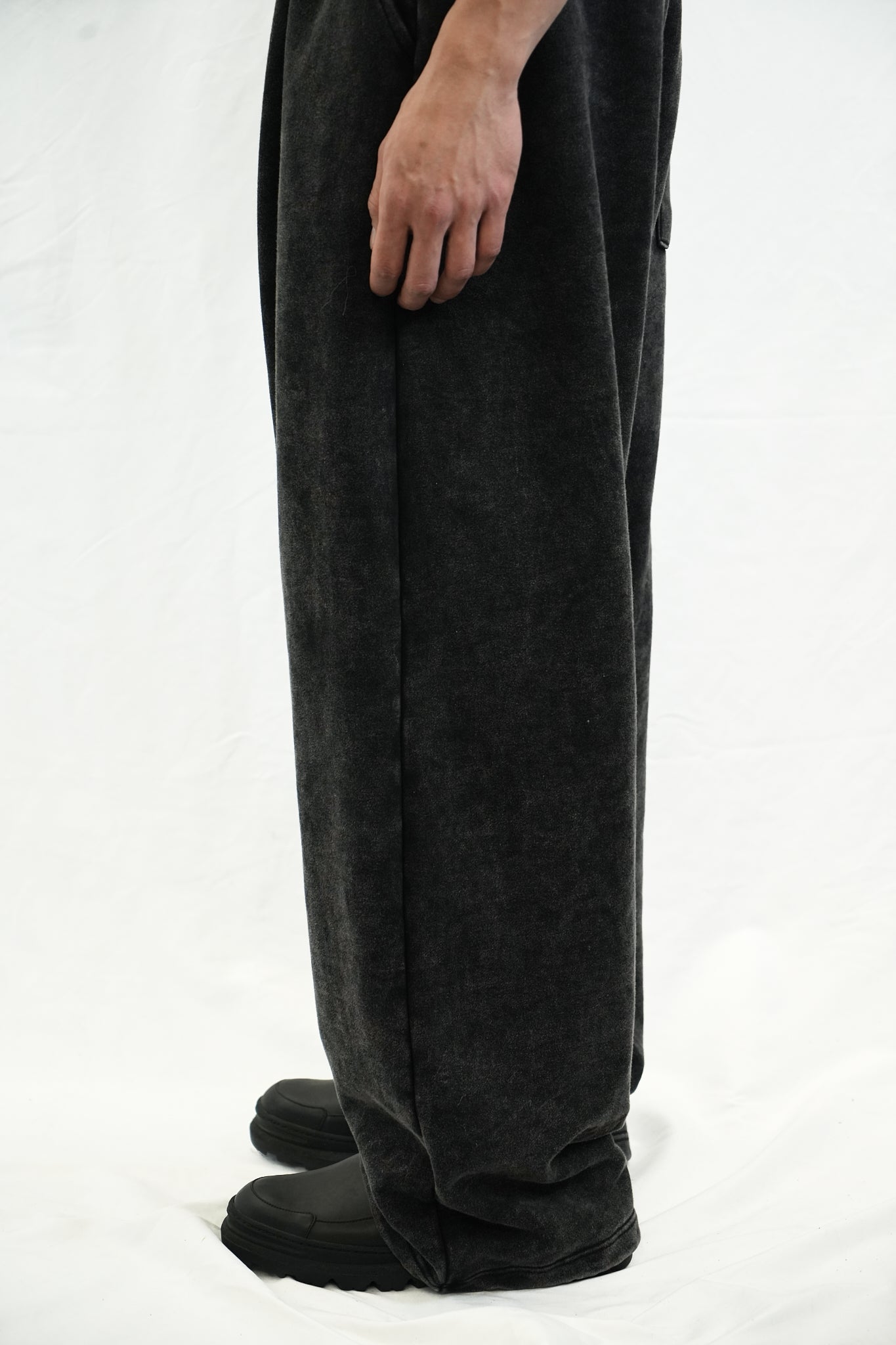 WASHED SWEAT DRAWSTRING PANTS