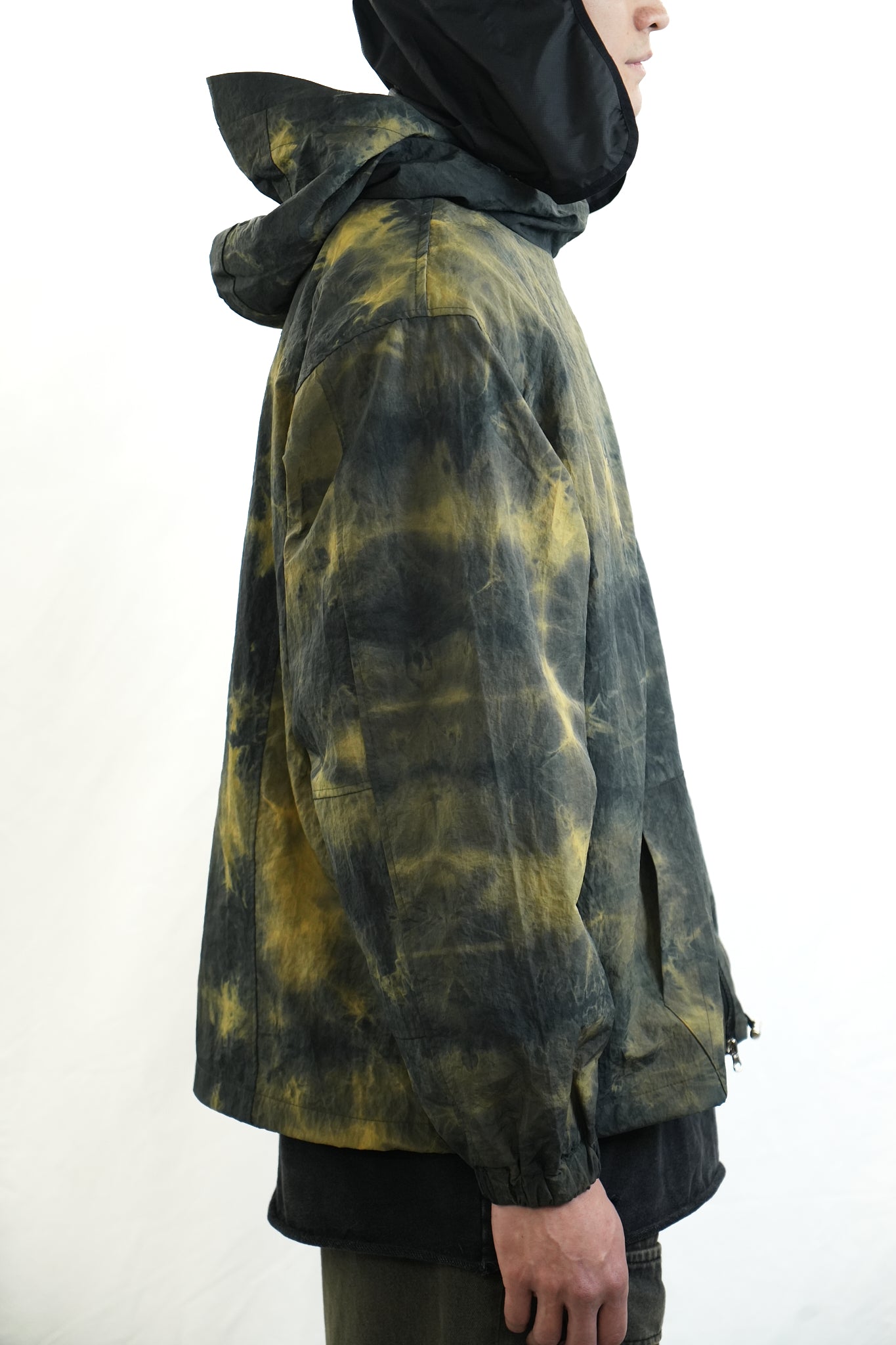 MOSS HAND-DYED HOODED JACKET