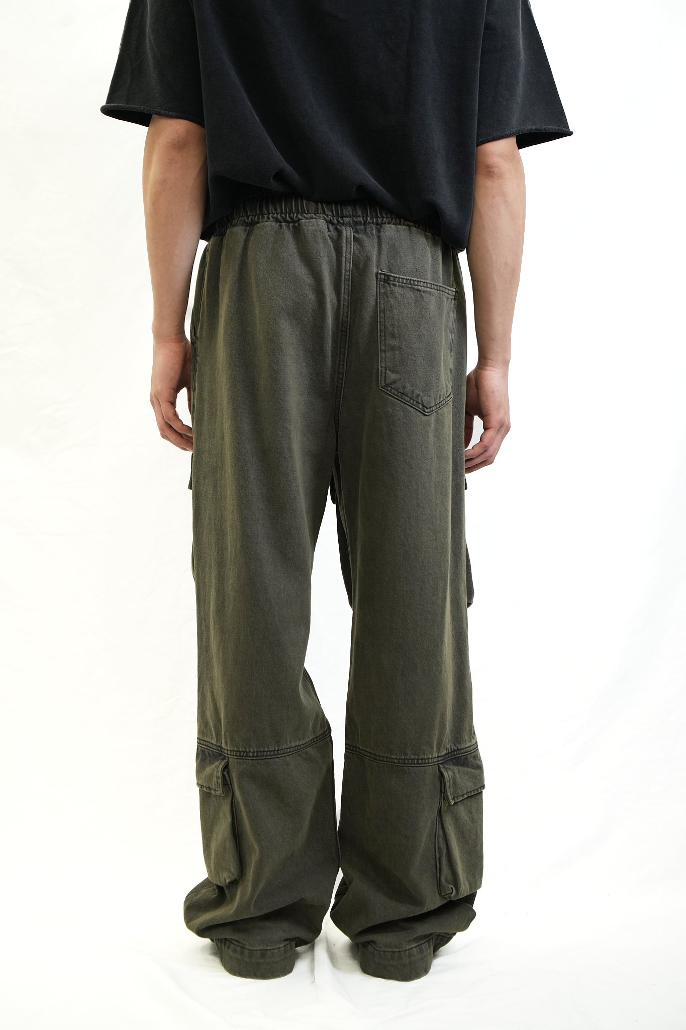 WASHED CARGO DRAWSTRING PANTS