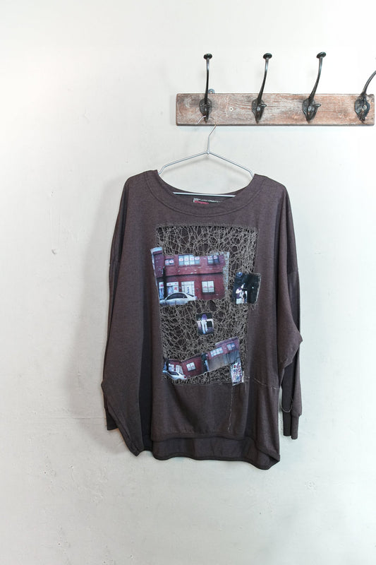 HAND-EMBROIDERED PHOTO PATCH LONG SLEEVE