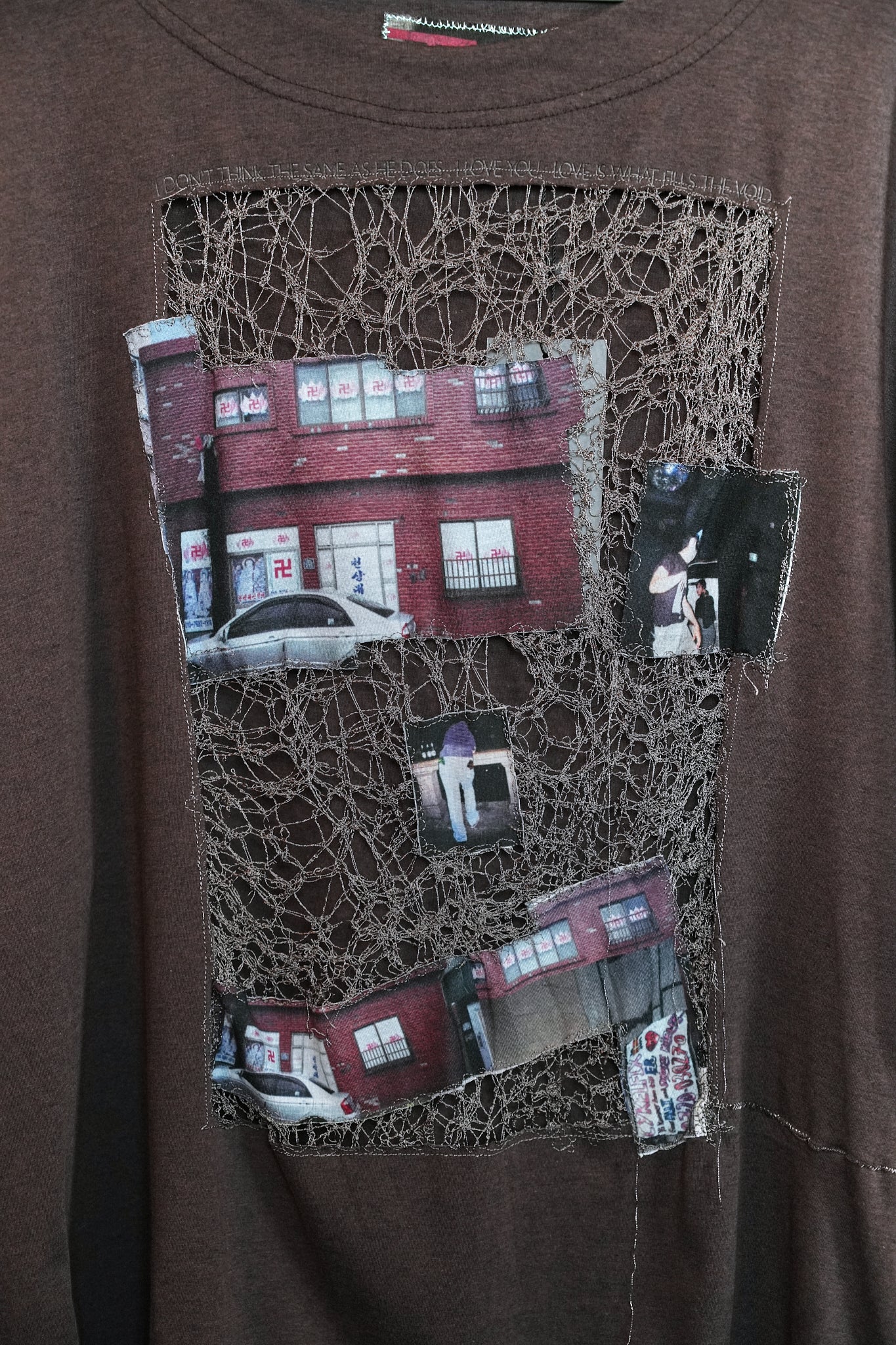 HAND-EMBROIDERED PHOTO PATCH LONG SLEEVE