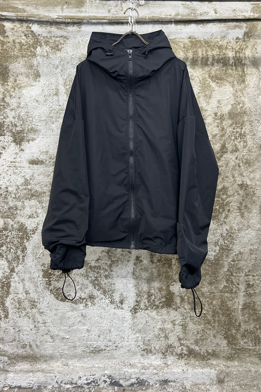 TECH ZIP-UP HOODIE JACKET BLACK