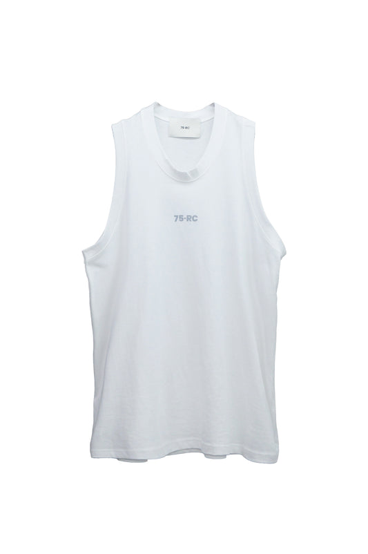 ESSENTIAL LOGO TANK WHITE