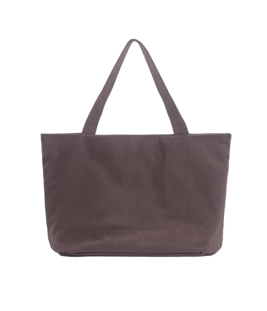 SPIRAL TOTE BAG SPARROW BROWN