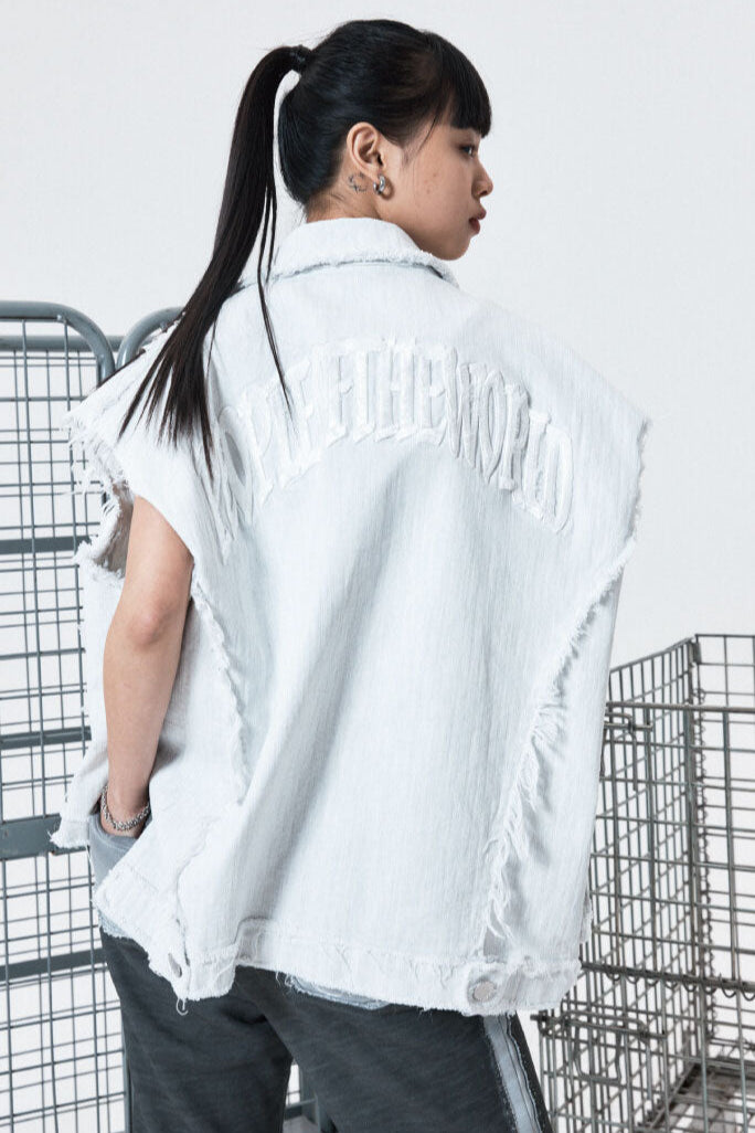 DENIM LOGO VEST