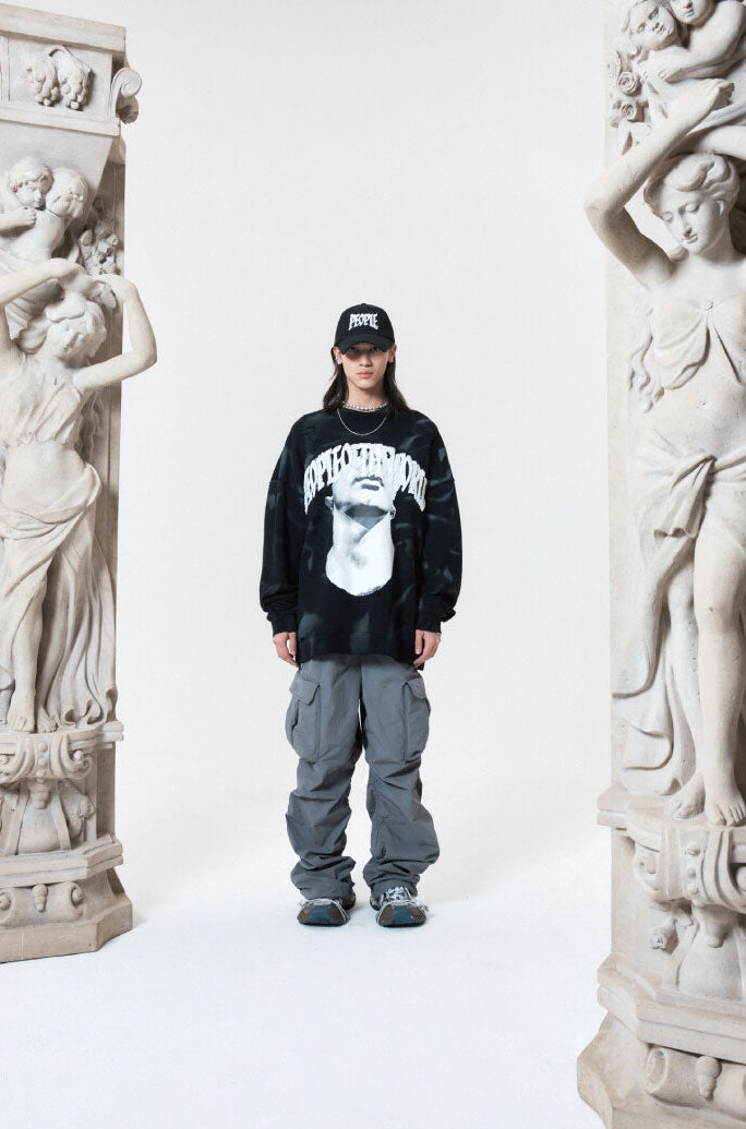 PADDING POCKET PANTS GREY