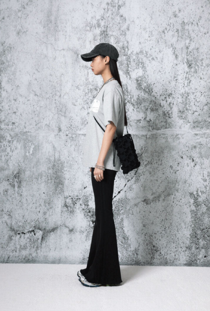 NEOPRENE FLOWER BUCKET BAG
