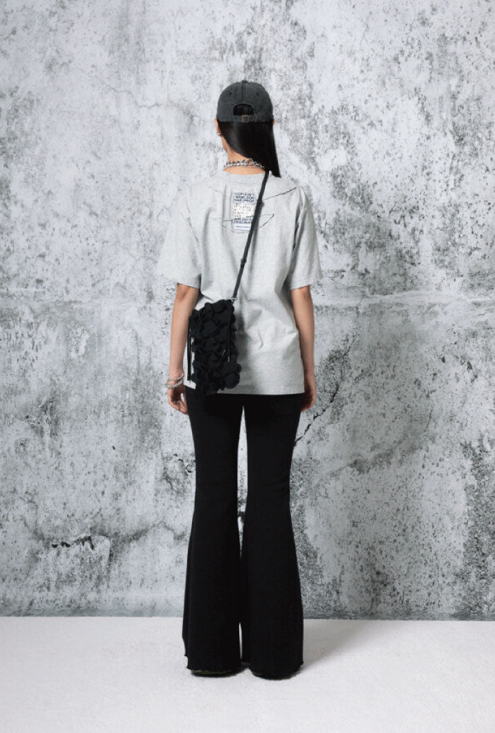 NEOPRENE FLOWER BUCKET BAG