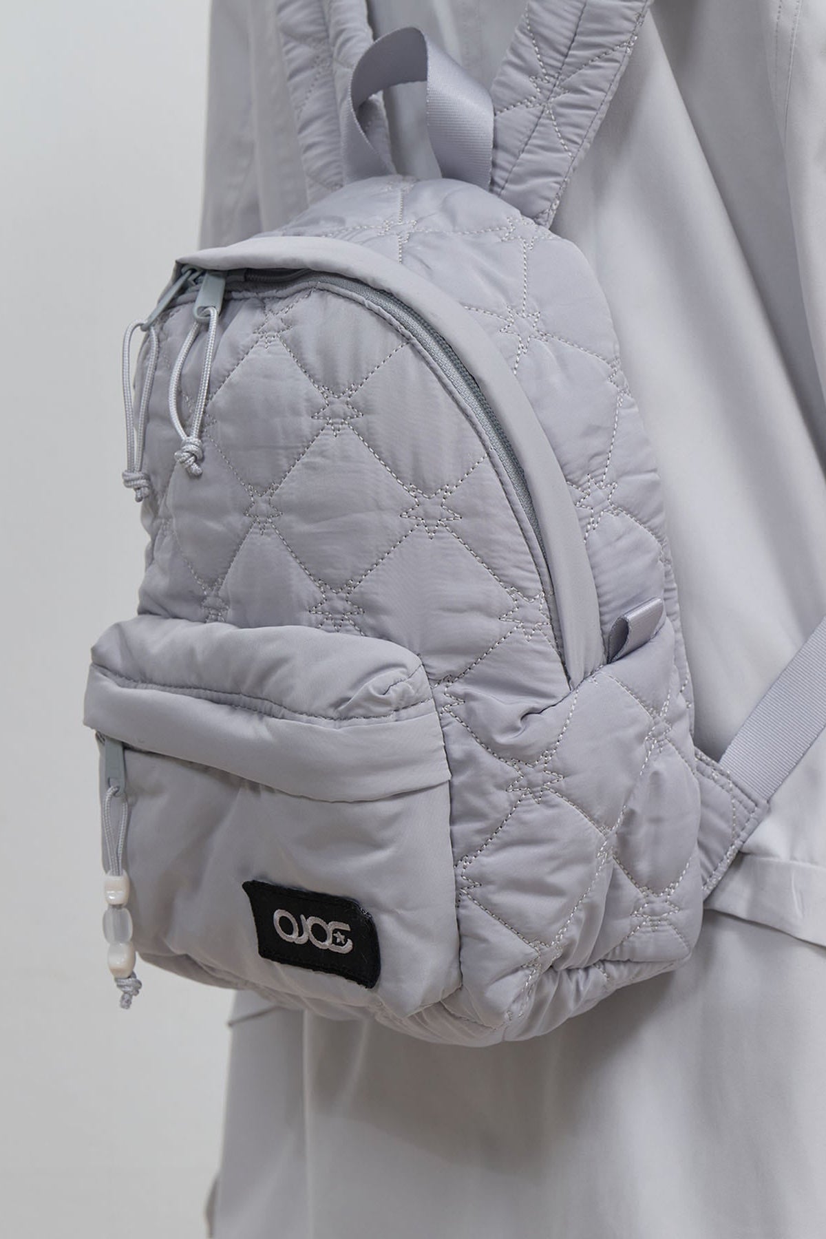STARQUILT PADDED BACKPACK S - GREY