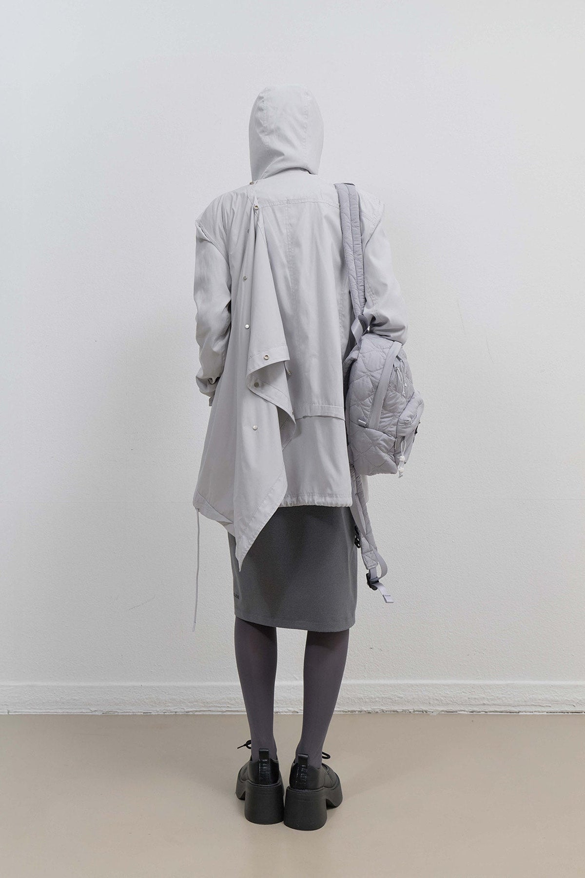 STARQUILT PADDED BACKPACK S - GREY