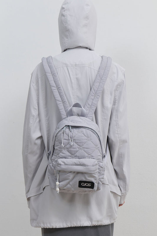 STARQUILT PADDED BACKPACK S - GREY