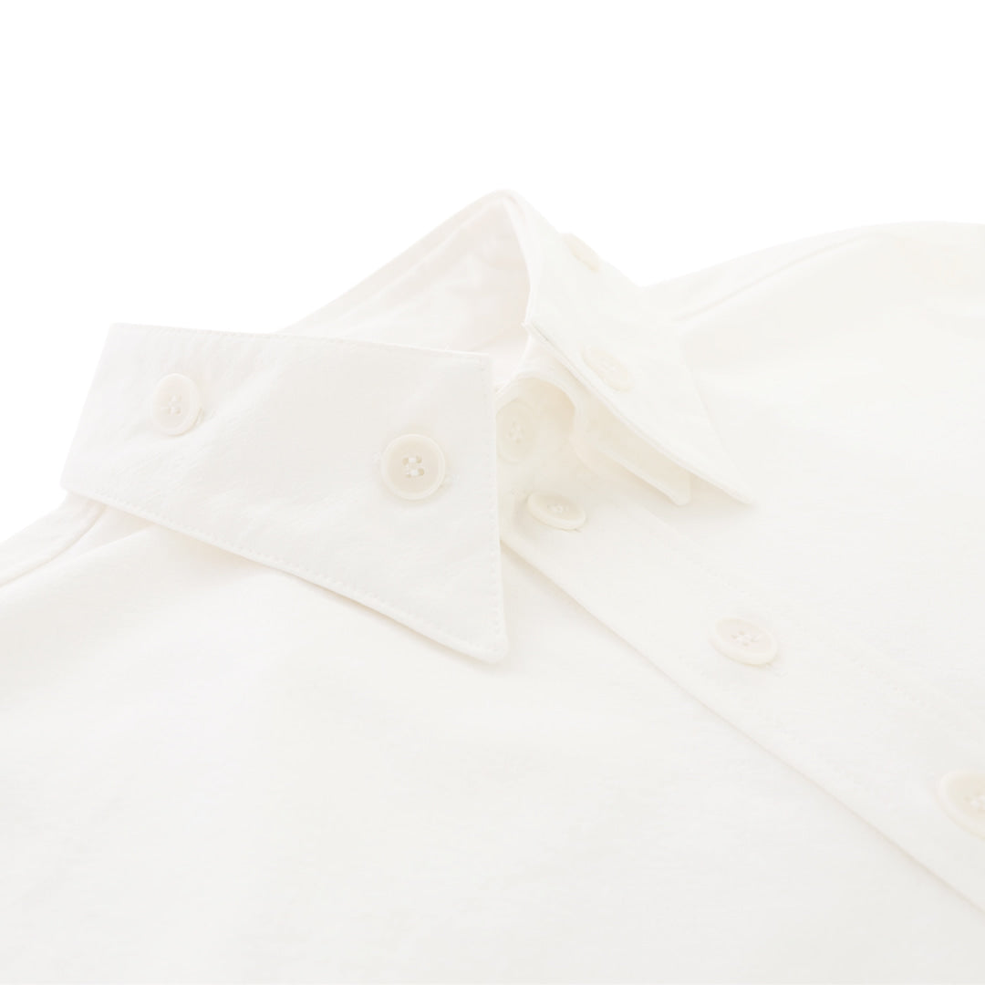 LAYERED COLLARS SHIRTS_VER IMBALANCE(WHITE)