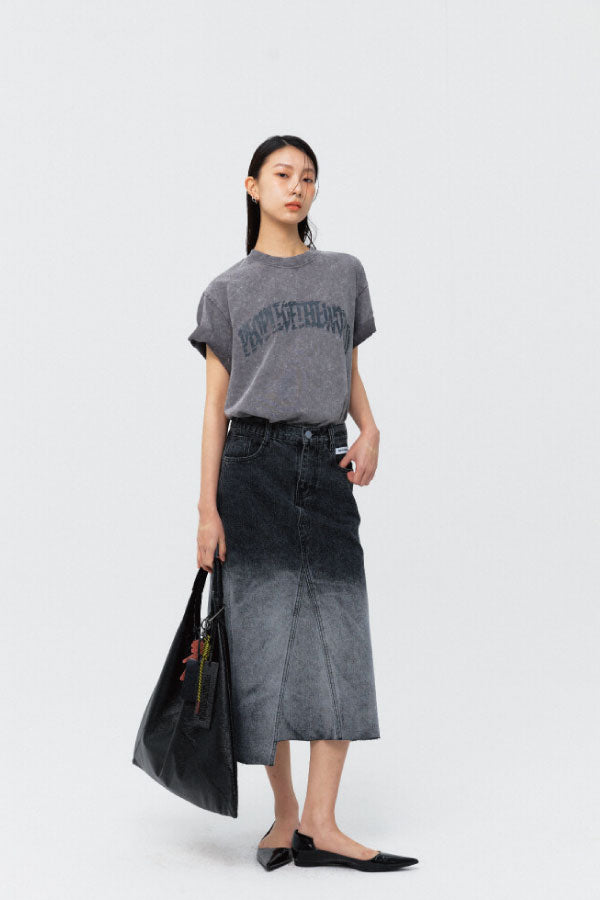 SIGNATURE OCEAN PIGMENT T-SHIRT GRAY