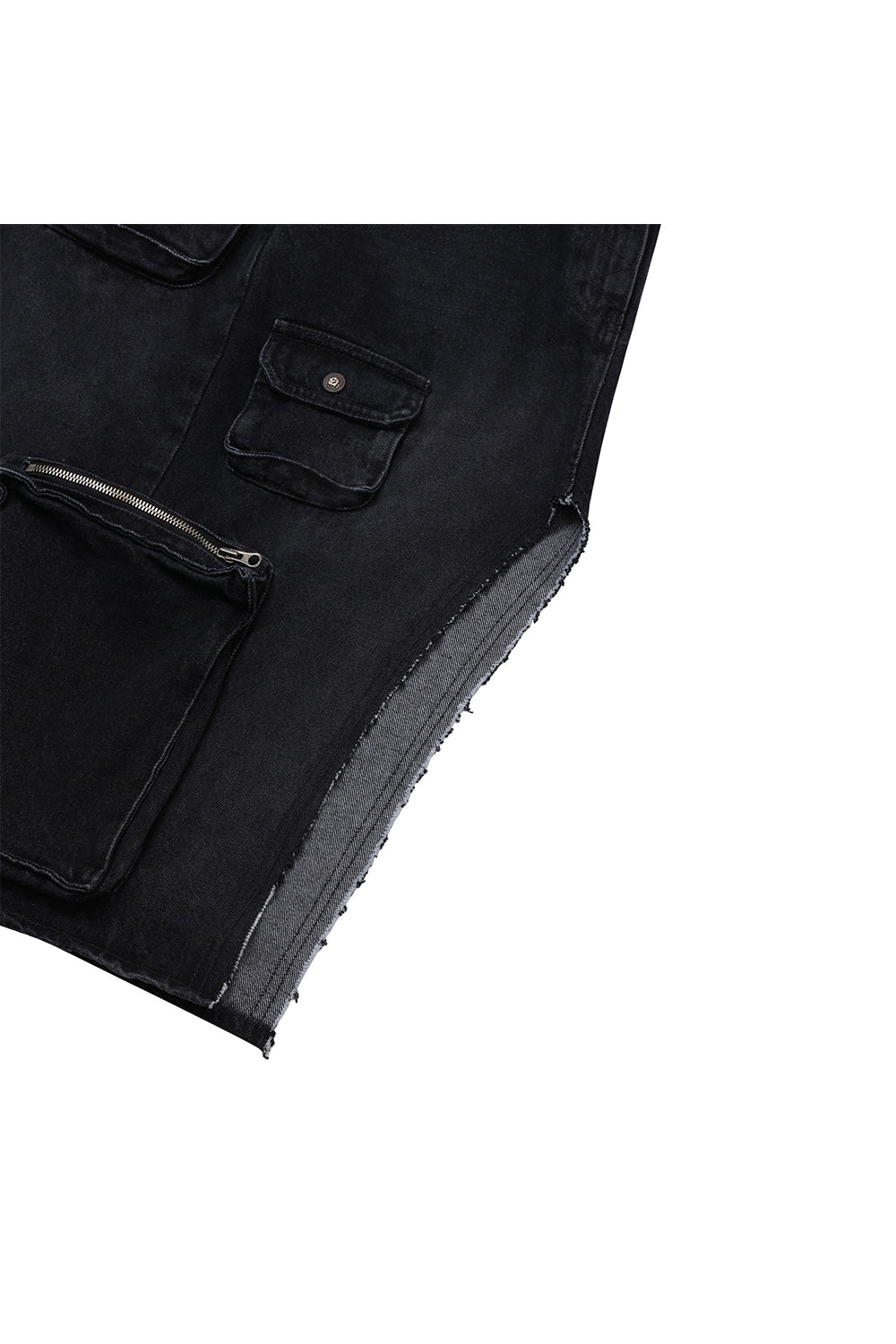 ATYPICAL CARGO MIDI SKIRT CHARCOAL