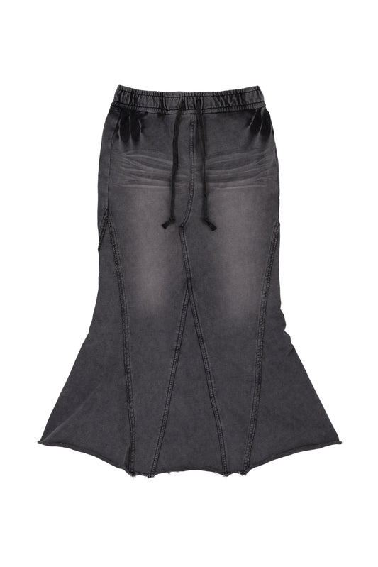 ACID WASHED MERMAID SKIRT