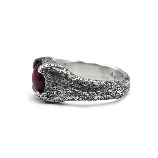 STAR RUBY SIGNET RING