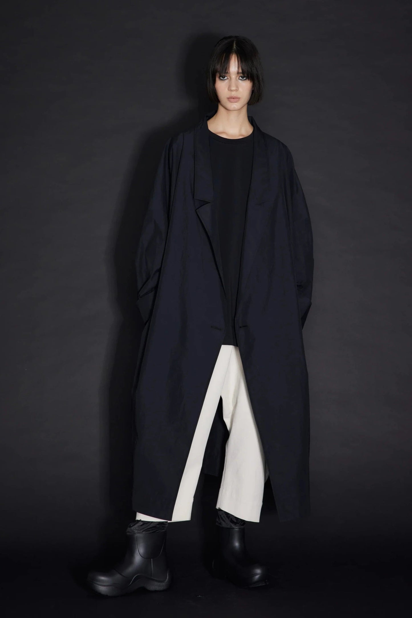 RECYCLED NYLON OVERSIZED COAT