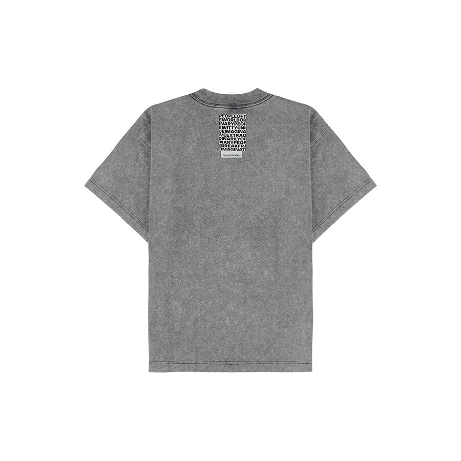 SIGNATURE OCEAN PIGMENT T-SHIRT GRAY