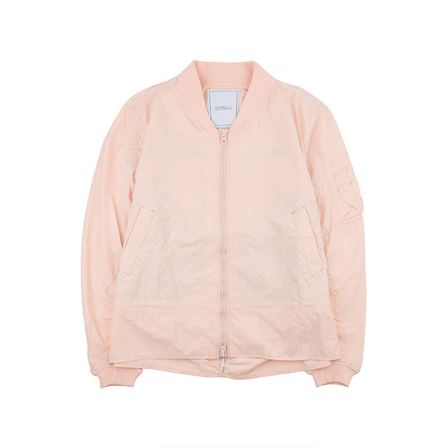 PEOPLE OF THE WORLD AIR SHIRRING JUMPER SALMON