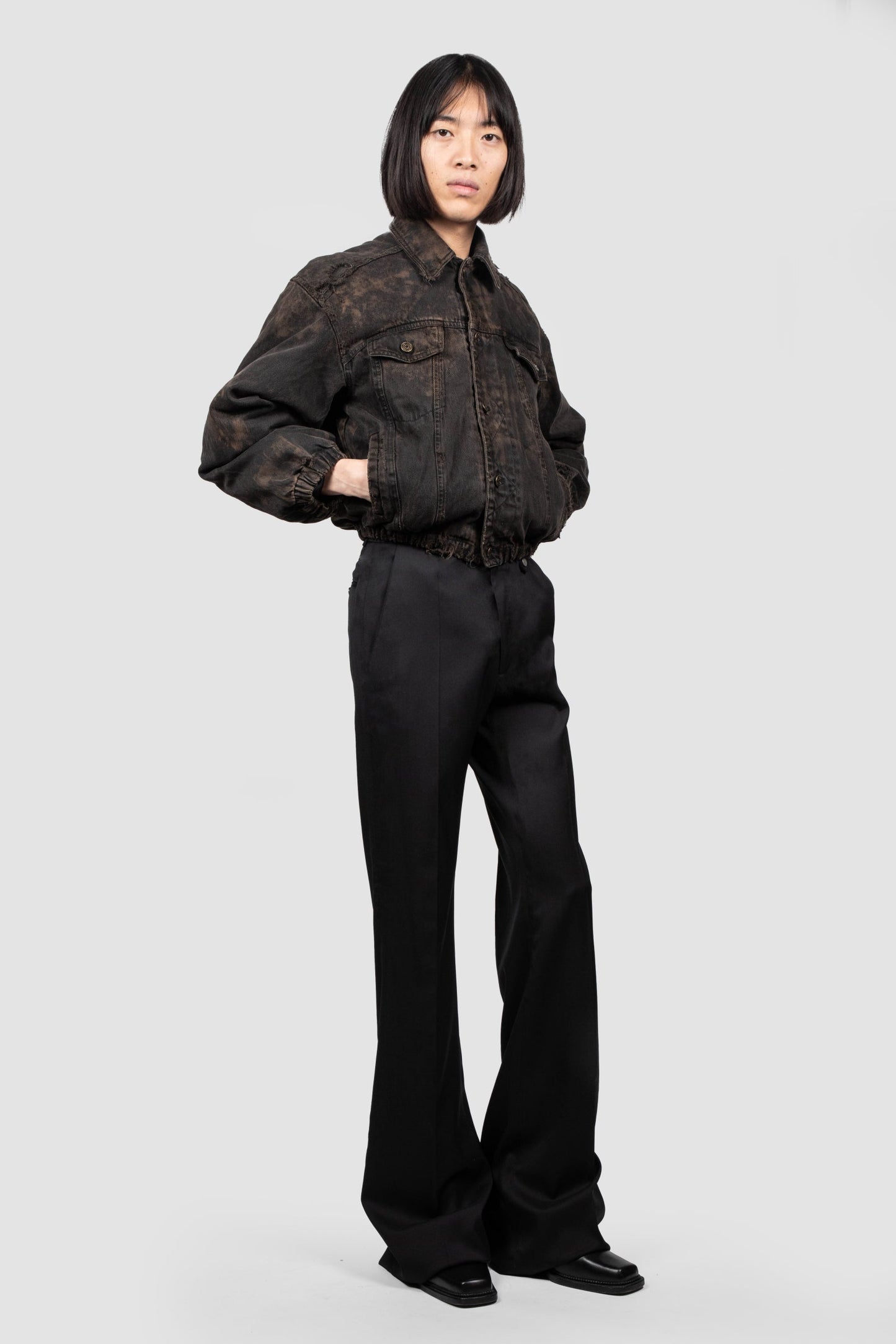 DENIM BOMBER
